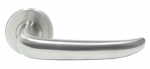 Monaco Lever Door Handle Set (stainless steel)